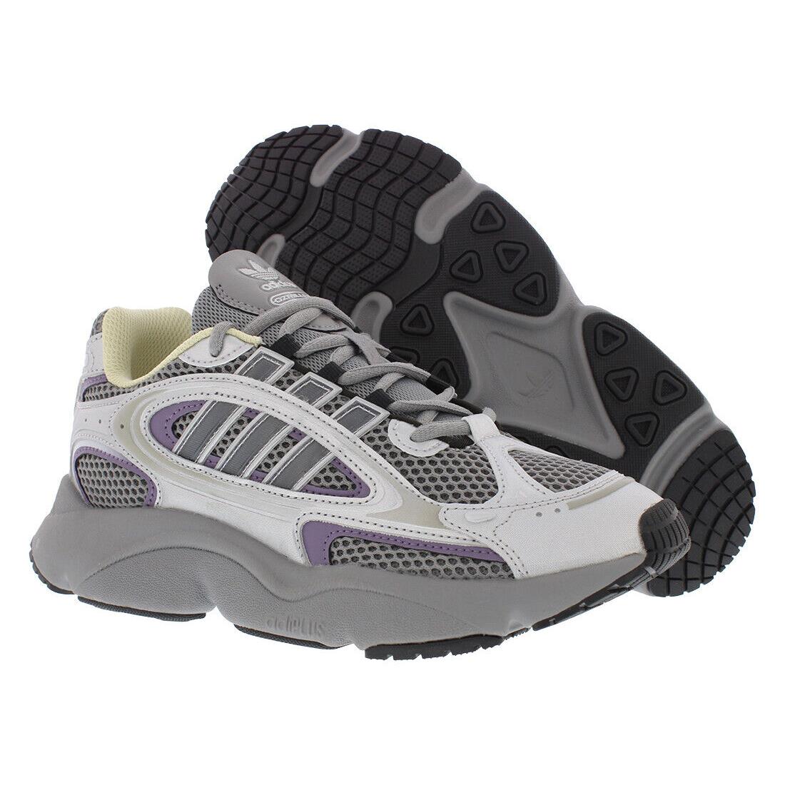 Adidas Ozmillen Womens Shoes - Grey Three/Core Black/Shadow Violet, Main: Grey