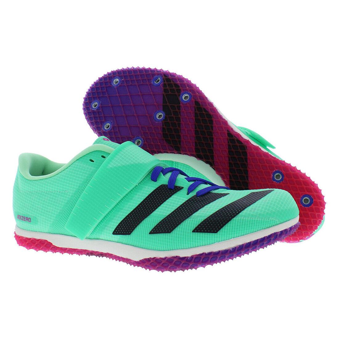 Adidas Adizero HJ Unisex Shoes - Pulse Mint/Core Black/Lucid Blue, Main: Green