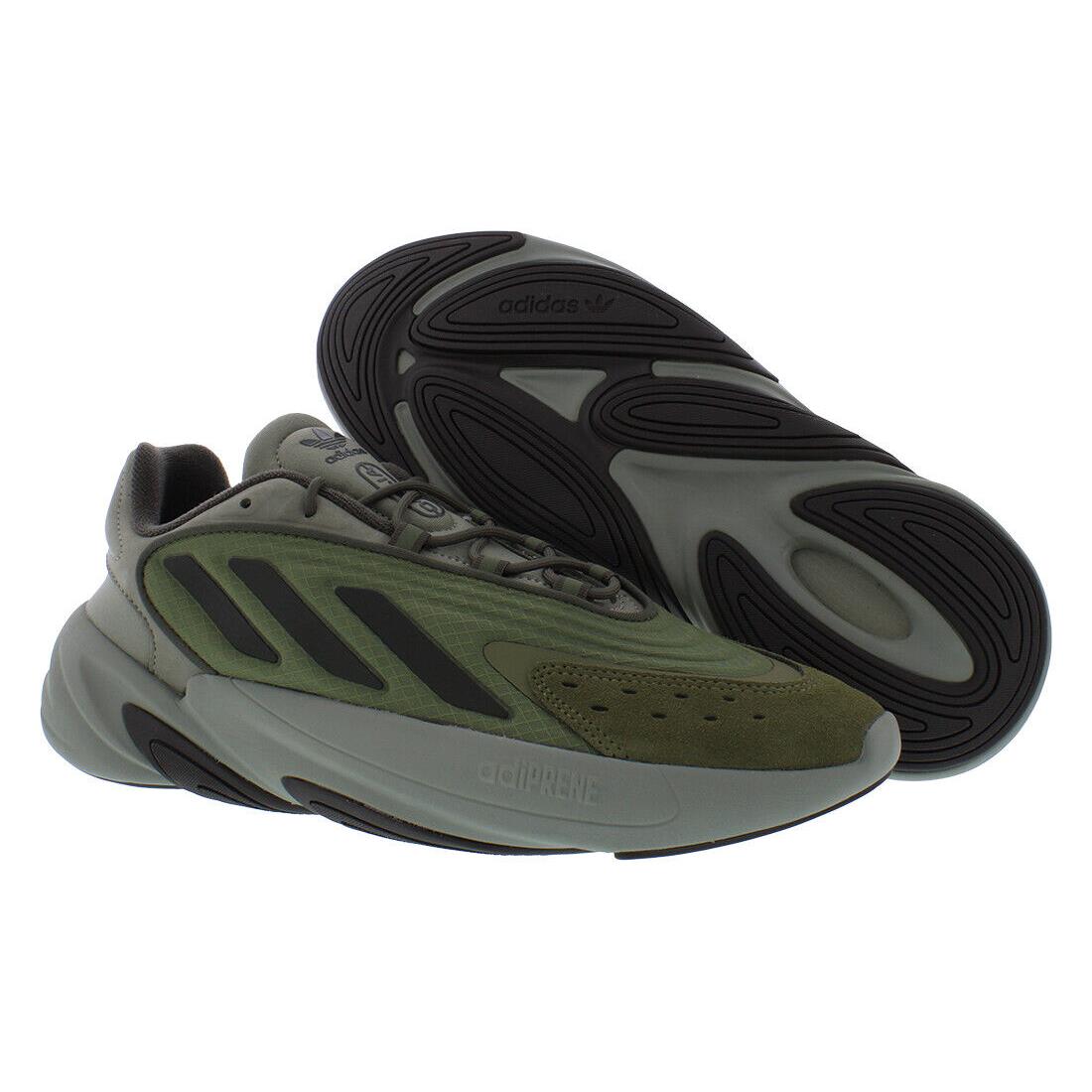 Adidas Ozelia Mens Shoes - Ilver Pebble/Shadow Olive/Focus Olive, Main: Green