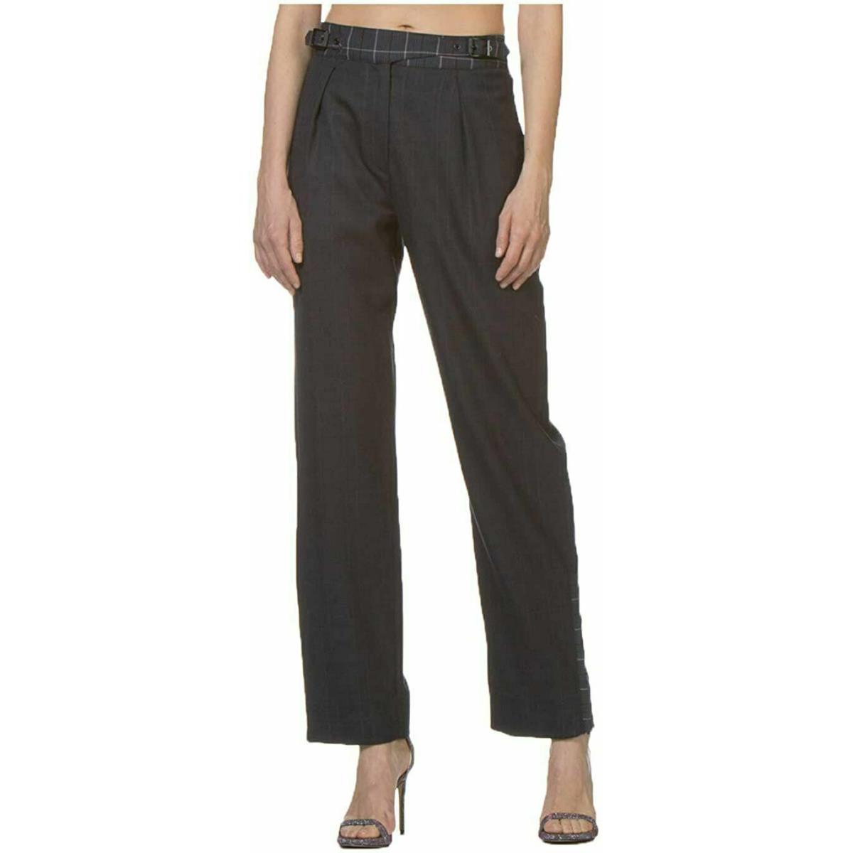 Rag Bone Womens James Straight Checkered Wool Pants Slacks 8 NDS1