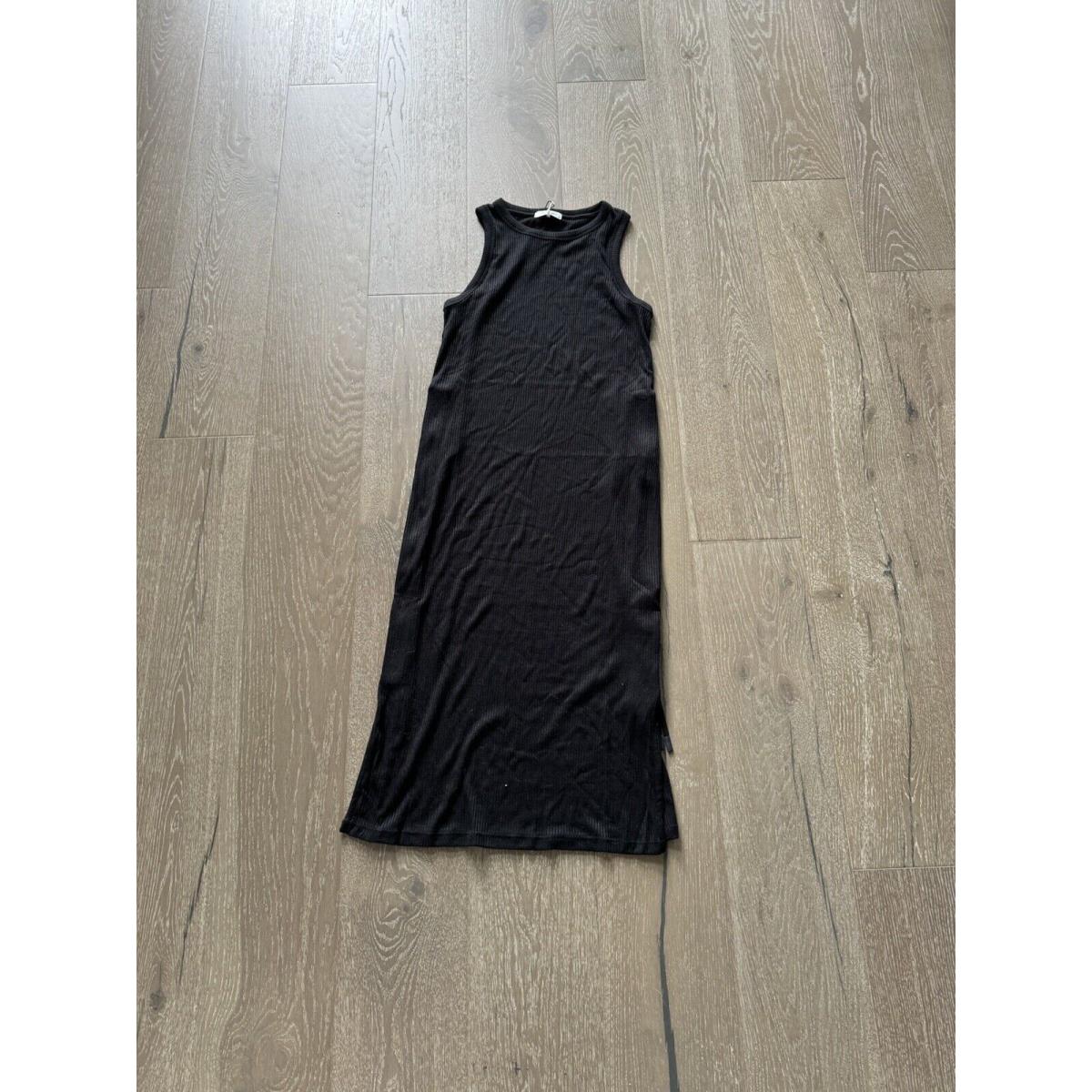 Rag Bone The Rib Knit Zip Midi Dress Size Small