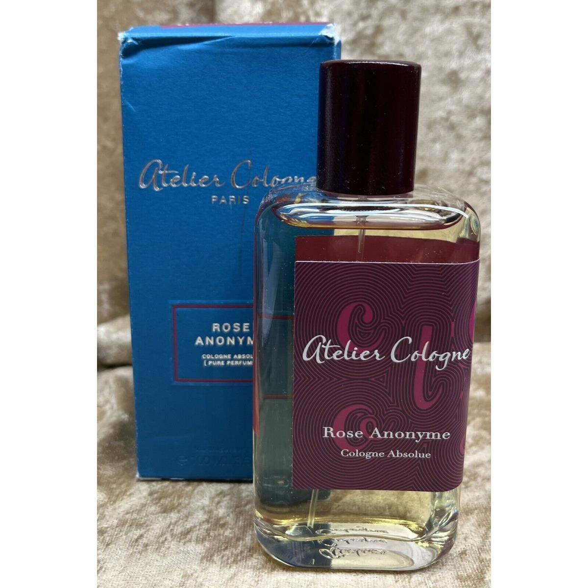 Rose Anonyme Atelier Cologne Pure Perfum 3.3 Fl. Oz. 100 Ml. Dented Box