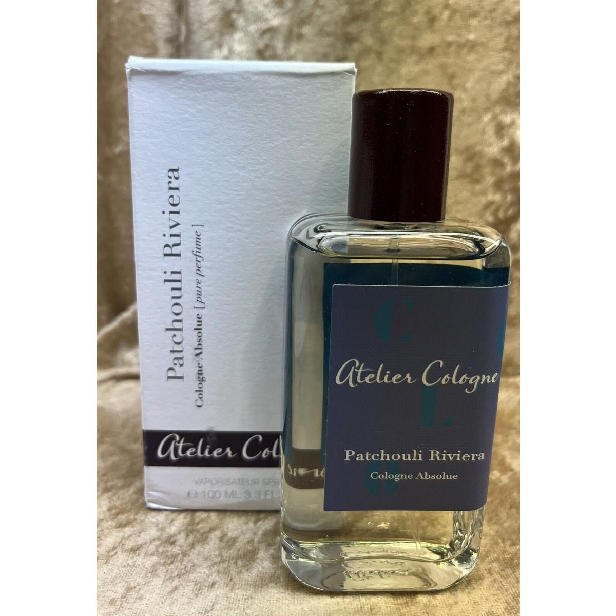 Patchouli Riviera Atelier Cologne Pure Perfume 3.3 Fl. Oz. Dented Box