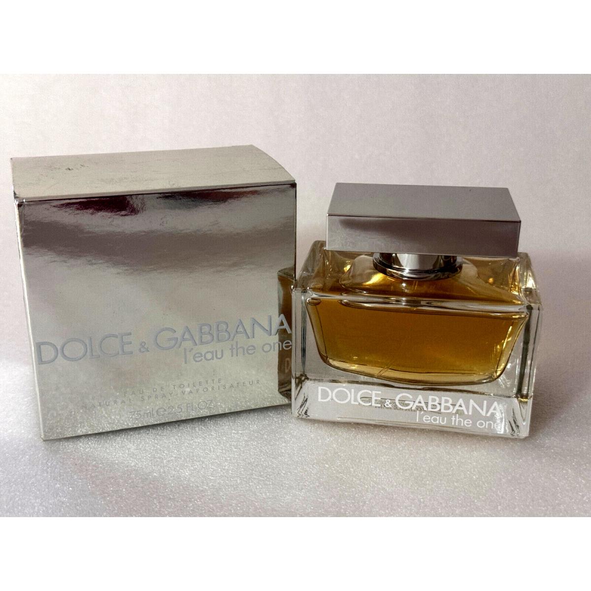 Dolce Gabbana L`eau The One 2.5 oz Eau De Toilette Spray Sample