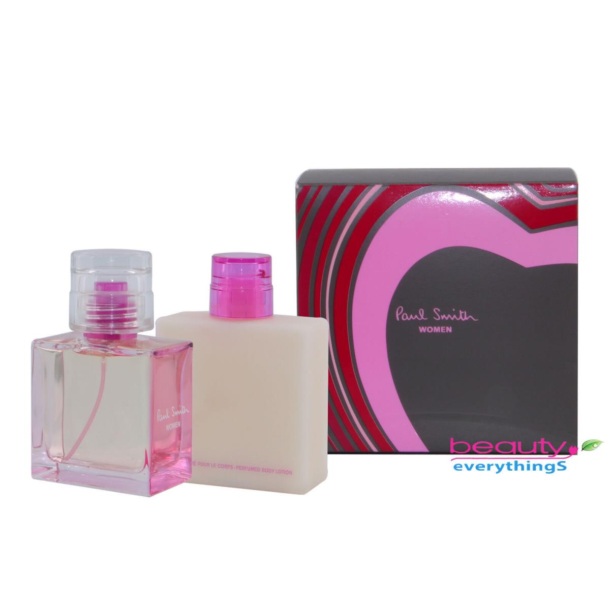 Paul Smith Women 2PC Gift Set 1.7oz Edp + 2.4oz Body Lotion Rare