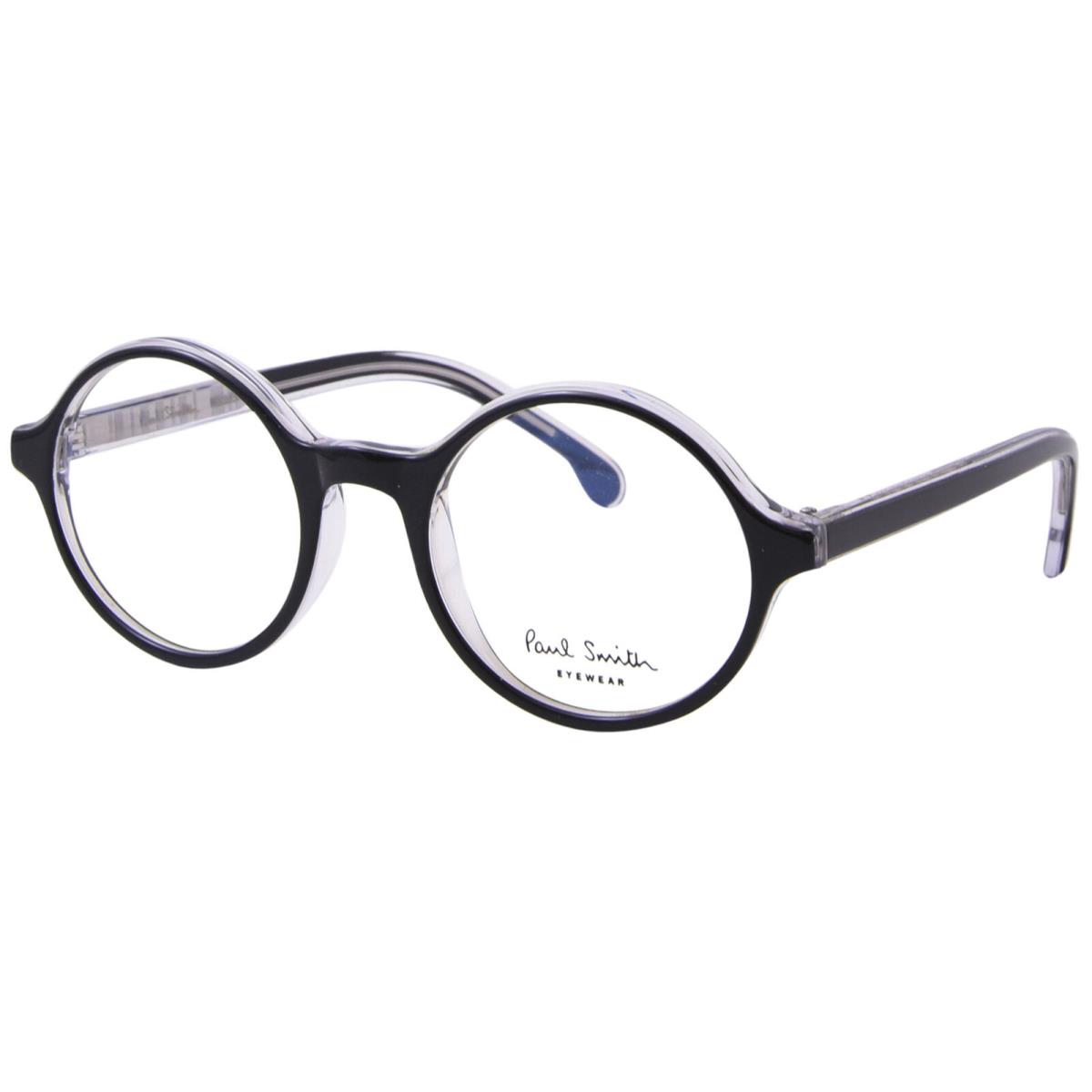 Paul Smith Beaufort PSOP016V1 001 Eyeglasses Black Ink Full Rim Round Shape 50mm