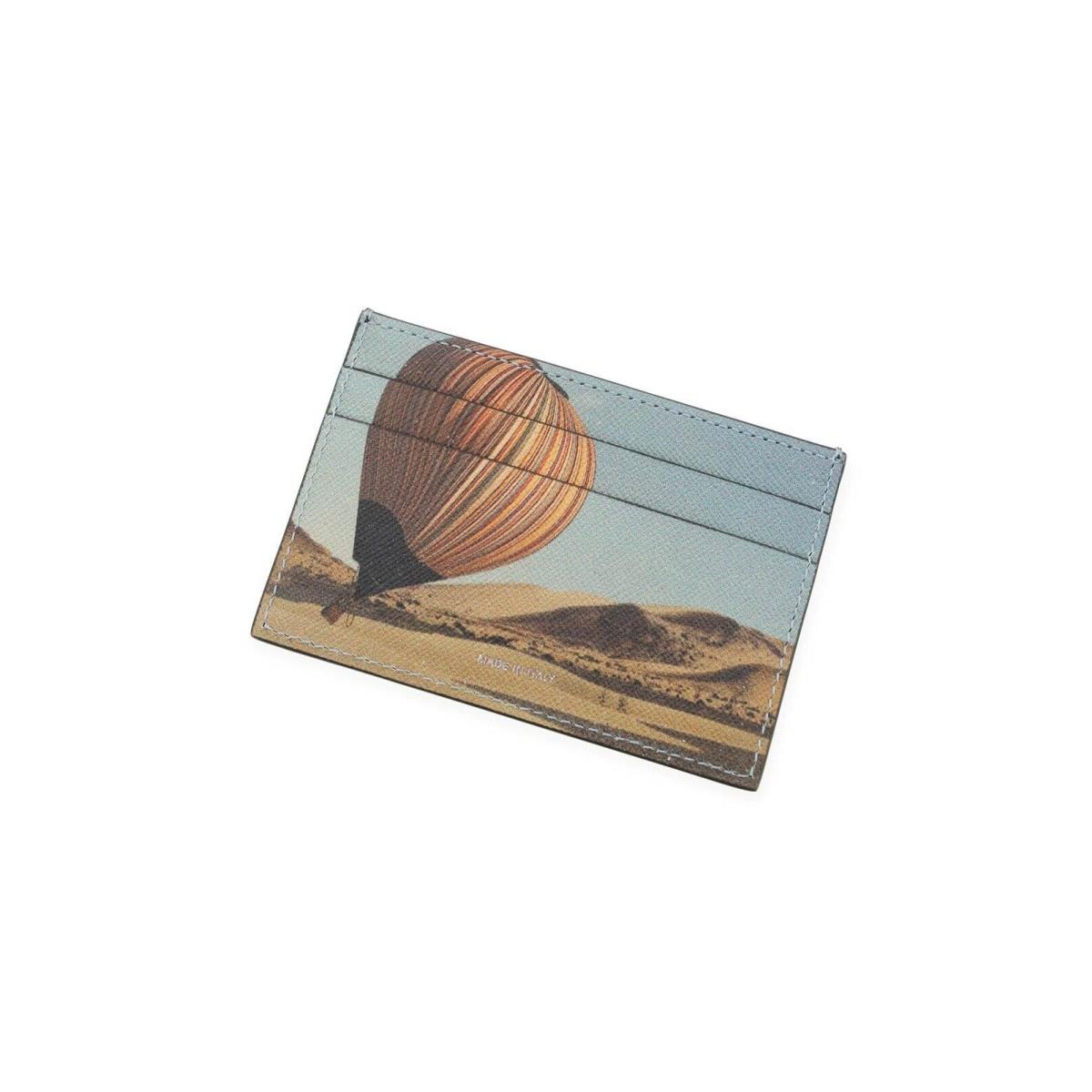 Paul Smith Multistripe Hot Air Balloon Card Holder. Made in Italy