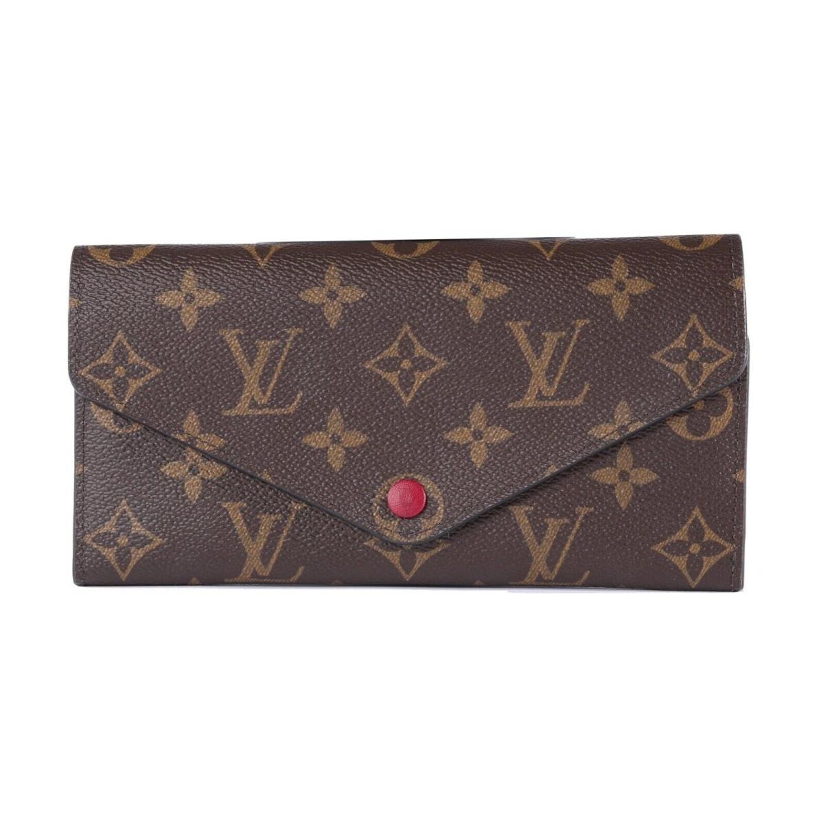 Louis Vuitton Monogram Josephine Wallet M60708 Brown/fuchsia