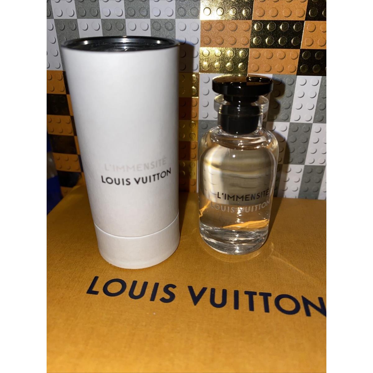 Louis Vuitton L`immensite 10 ml 0.34 Oz Parfum Perfume Sample Travel Bottle