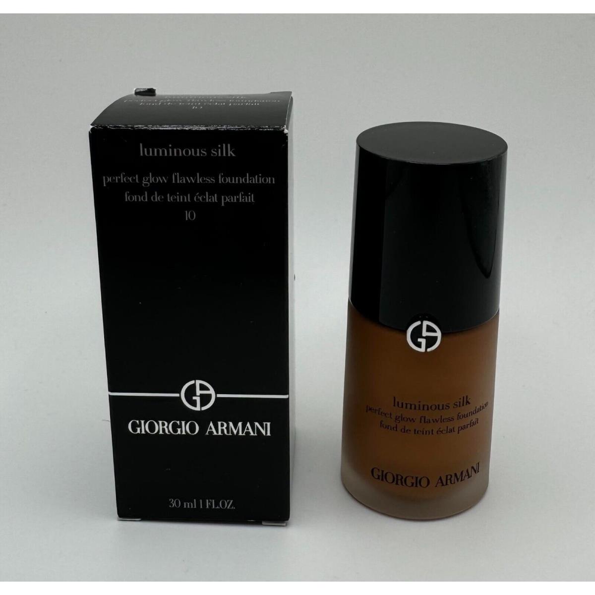 Giorgio Armani Luminous Silk Perfect Glow Flawless Foundation Pick A Shade 10 - deep, golden