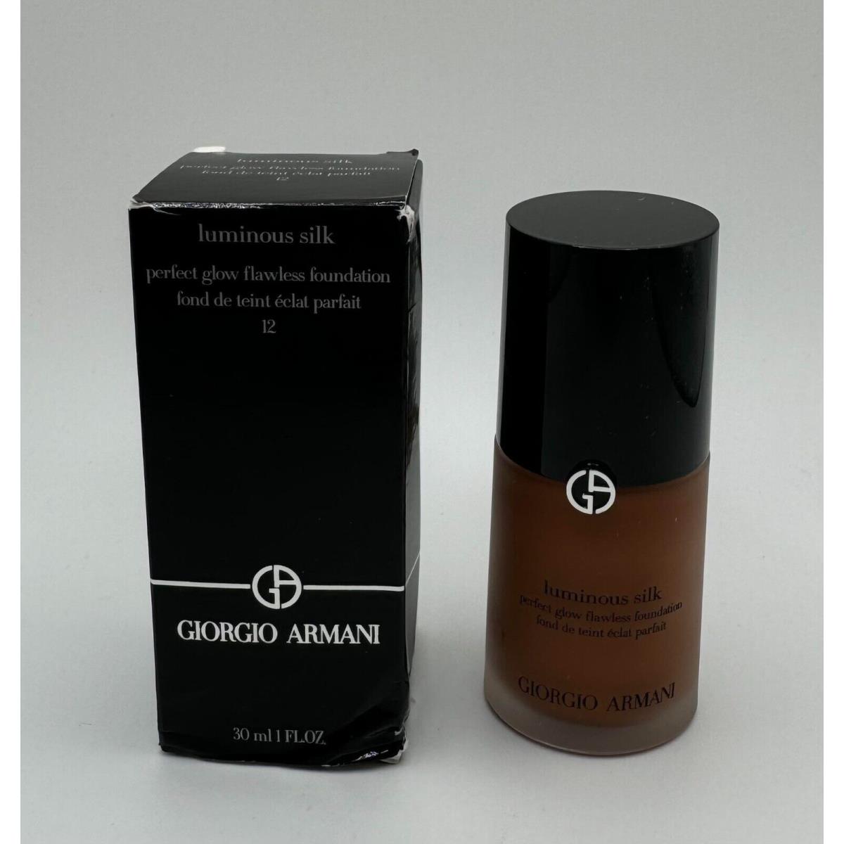 Giorgio Armani Luminous Silk Perfect Glow Flawless Foundation Pick A Shade 12 - deep, red