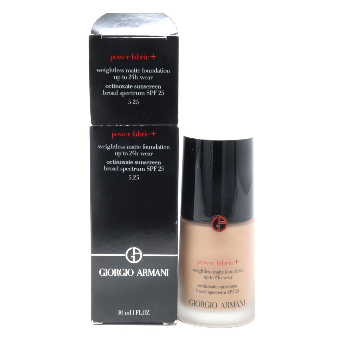 Giorgio Armani Power Fabric+ Foundation Spf 25 1.0oz/30ml 5.25