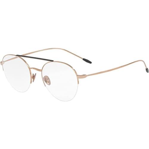 Giorgio Armani Men`s AR5066 Semi Eyeglasses 3011 Bronze/copper Size