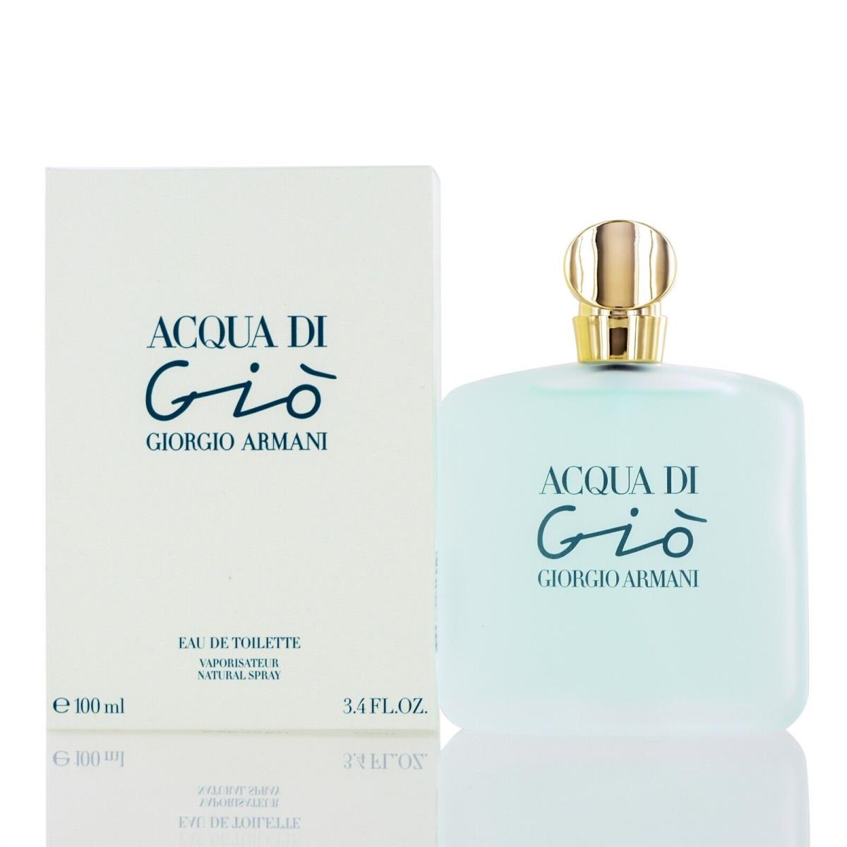 Acqua DI Gio BY Giorgio Armani Edt Spray 3.3 OZ For Women