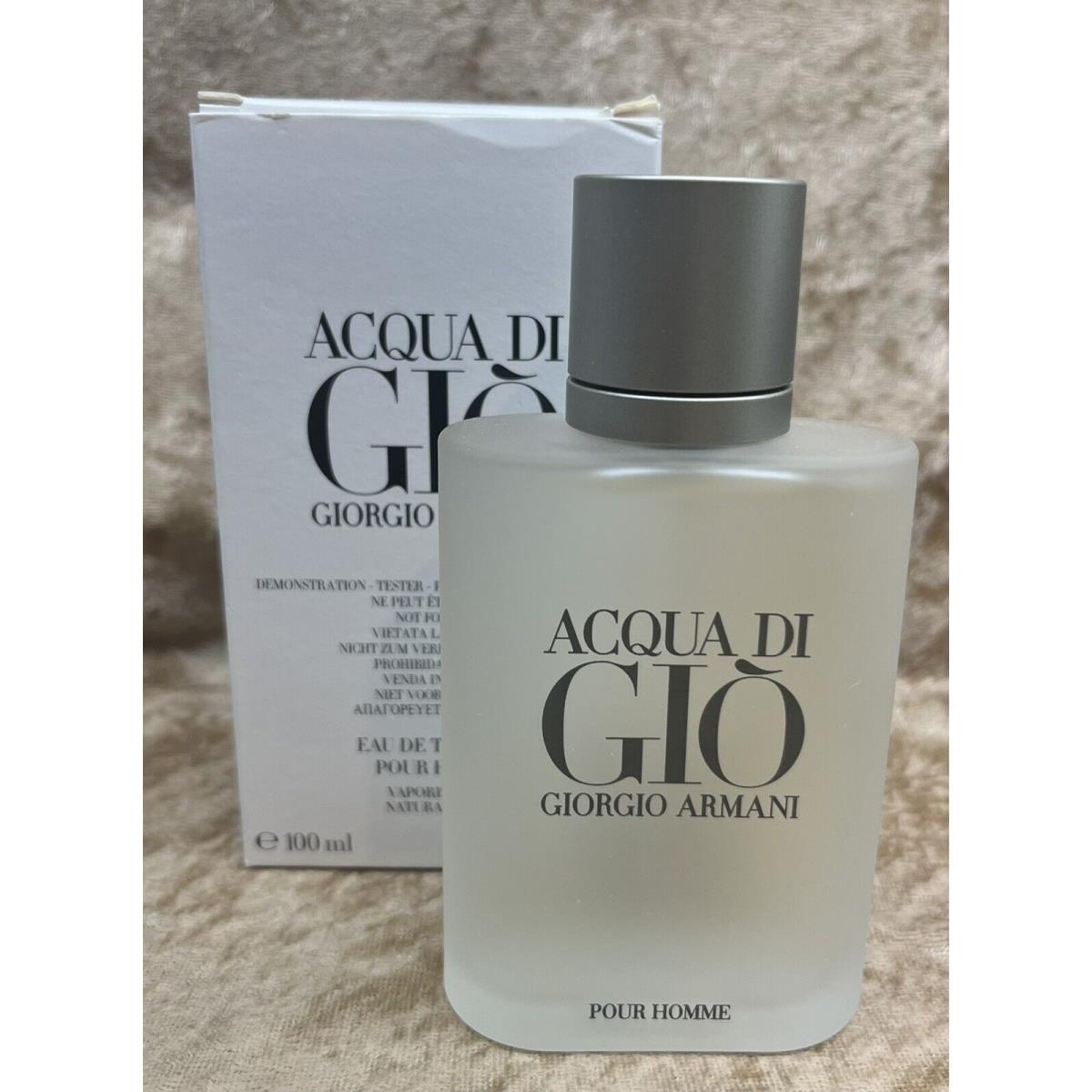 Acqua Di Gio Giorgio Armani Eau De Toilette 3.4 Fl. Oz. 100 Ml