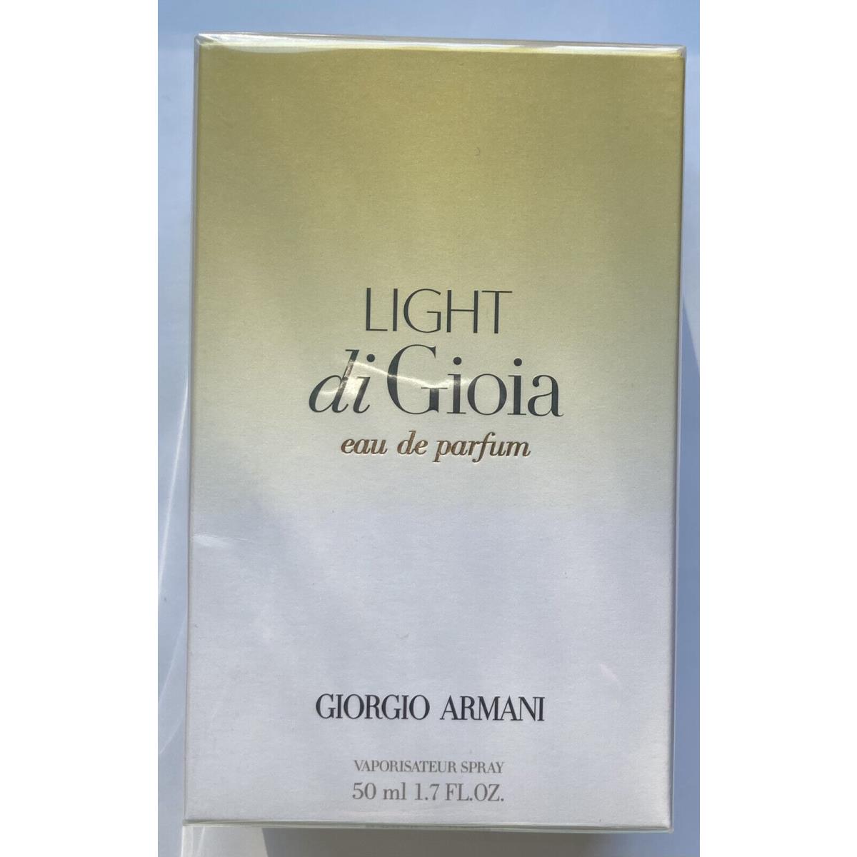 Giorgio Armani Light DI Gioia 1.7 oz 50 ml Eau De Parfum Spray Womens