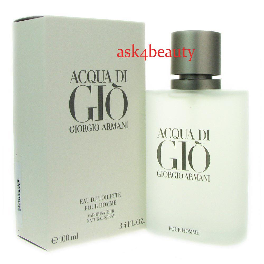 Acqua Di Gio By Giorgio Armani 3.4oz/100ml Edt Spray For Men