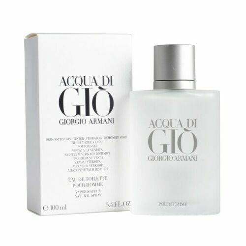 Acqua Di Gio Giorgio Armani Men 3.4 oz 100 ml Eau De Toilette Spray with Cap