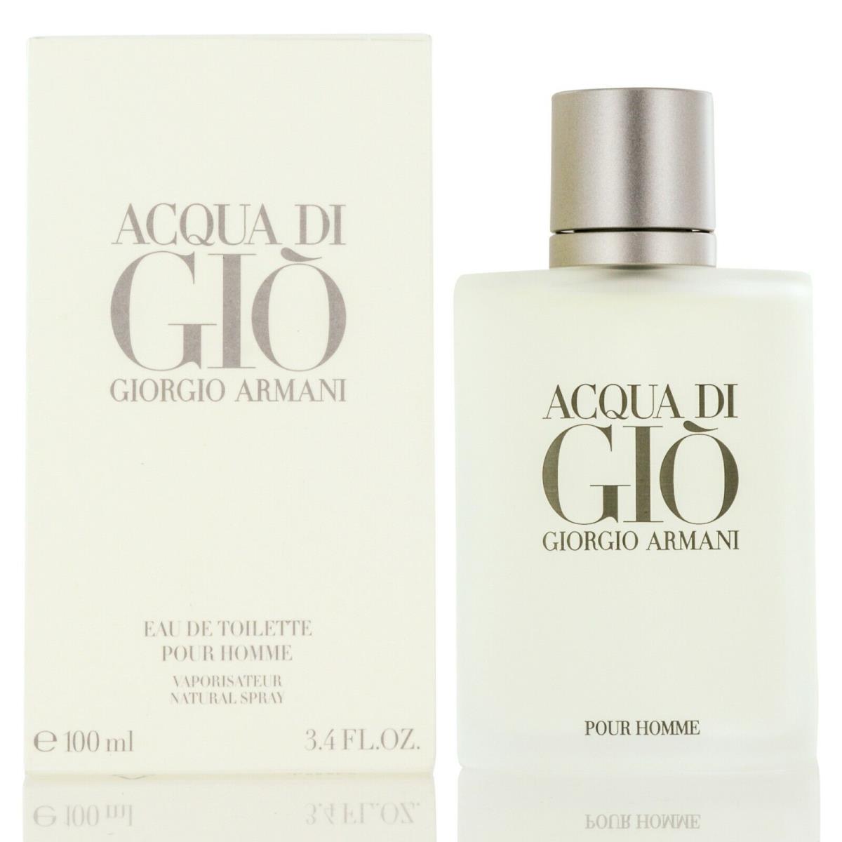 Acqua Di Gio Men by Giorgio Armani Eau De Toilette Spray 3.3 Oz