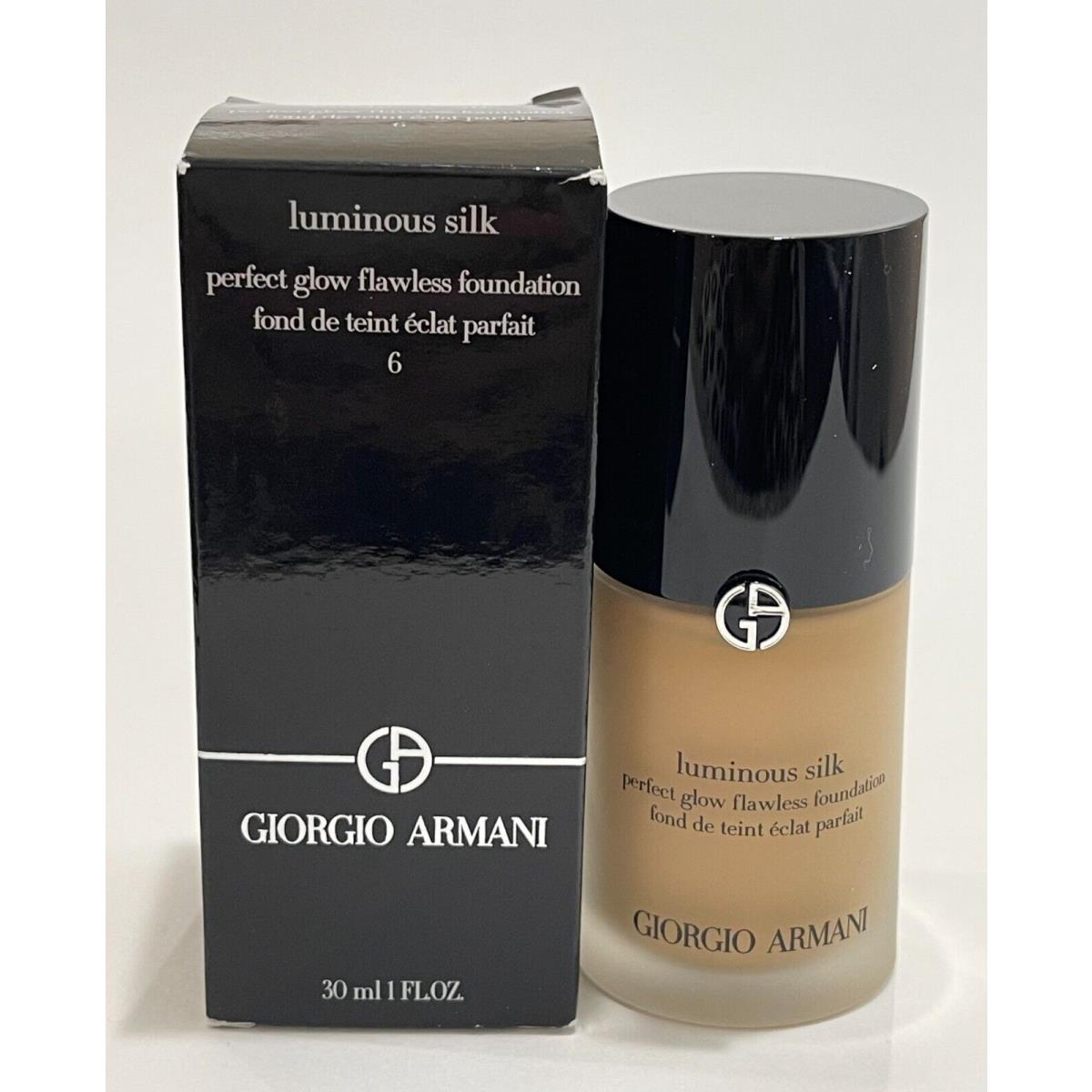 Giorgio Armani Luminous Silk Perfect Glow Flawless Foundation - 6 - 1 fl oz