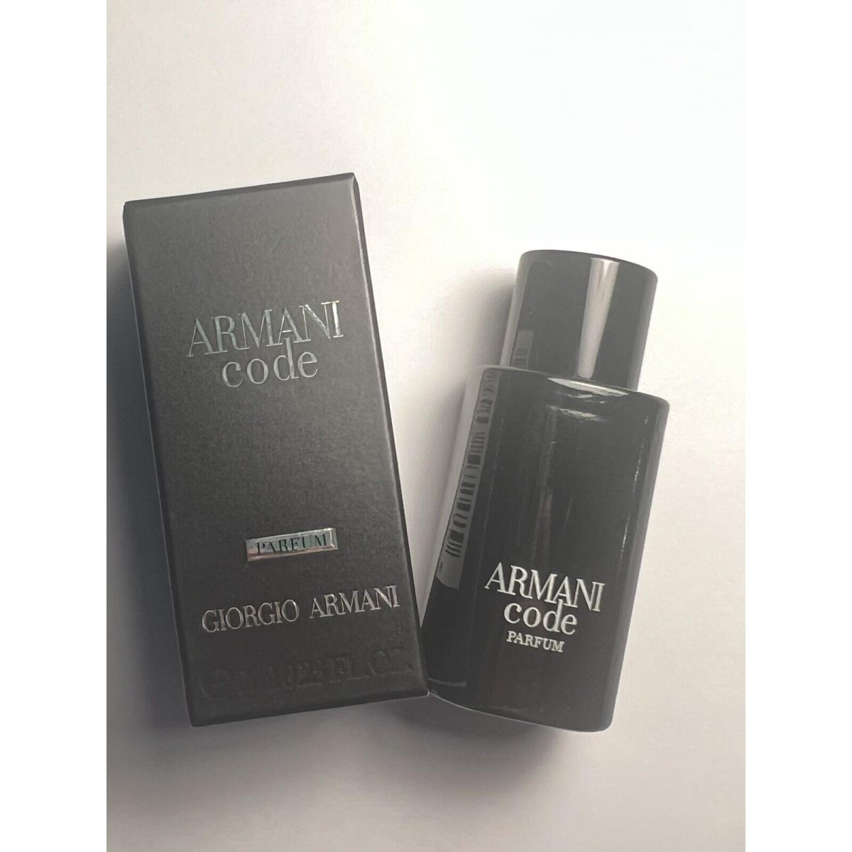 Armani Code Parfum 0.23 fl oz by Giorgio Armani Miniature Splash For Men