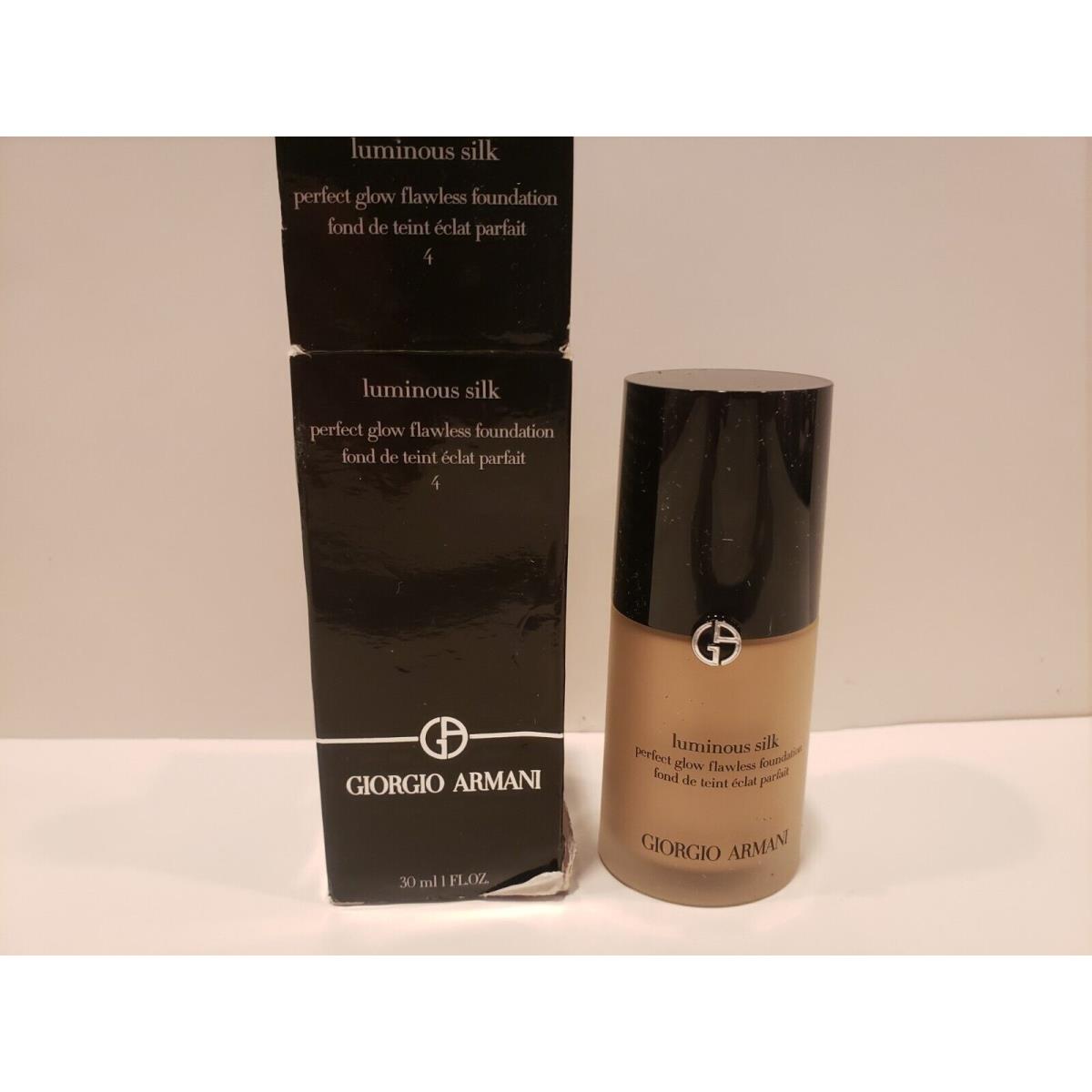 Giorgio Armani Luminous Silk Perfect Glow Flawless Foundation 4 1 oz