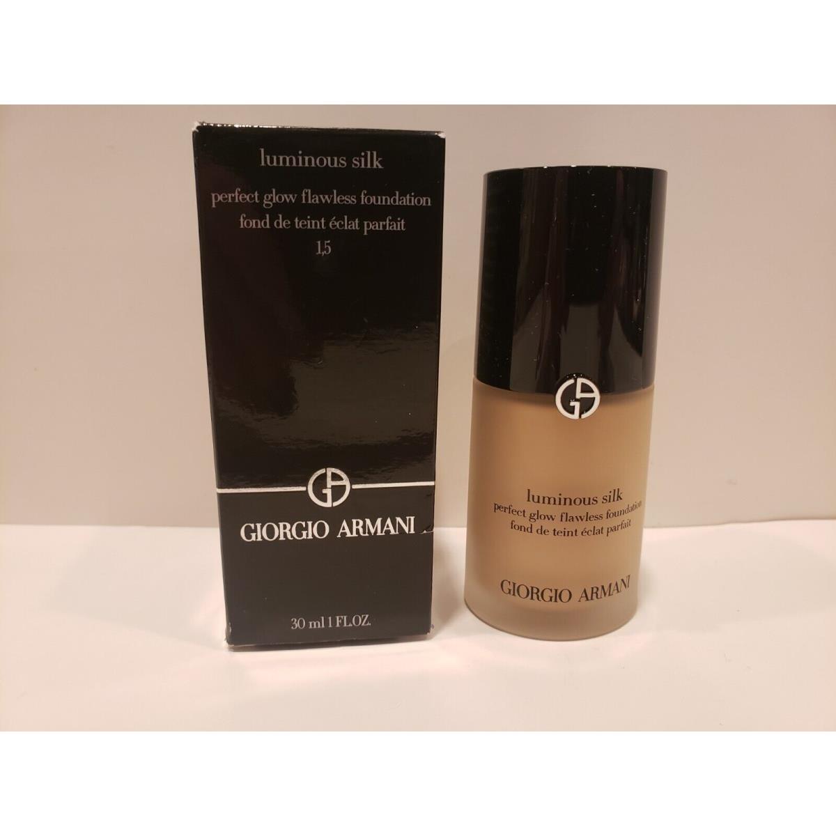 Giorgio Armani Luminous Silk Perfect Glow Flawless Foundation 1.5 1 oz