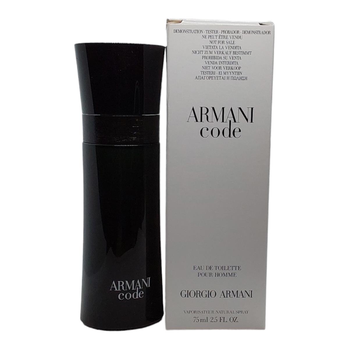 Giorgio Armani Code Pour Homme Eau De Toilette Spray 2.5 oz 75ml Men Cologne Edt