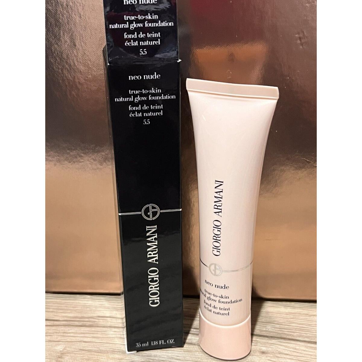 5.5 Giorgio Armani Neo True To Skin Natural Glow Foundation Shade 5.5