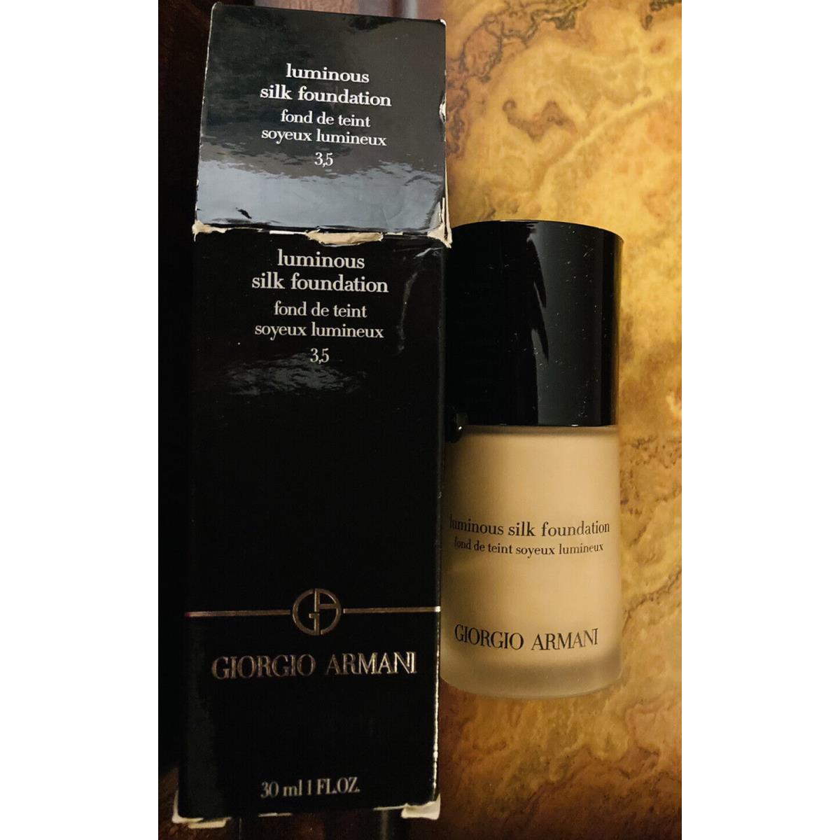 Giorgio Armani Luminous Silk Make Up Foundation 11.75 High End Professional