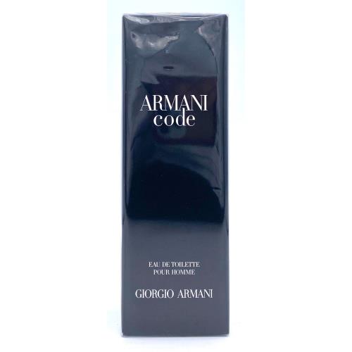 Armani Code Pour Homme by Giorgio Armani For Men 2.5 oz Edt Spray