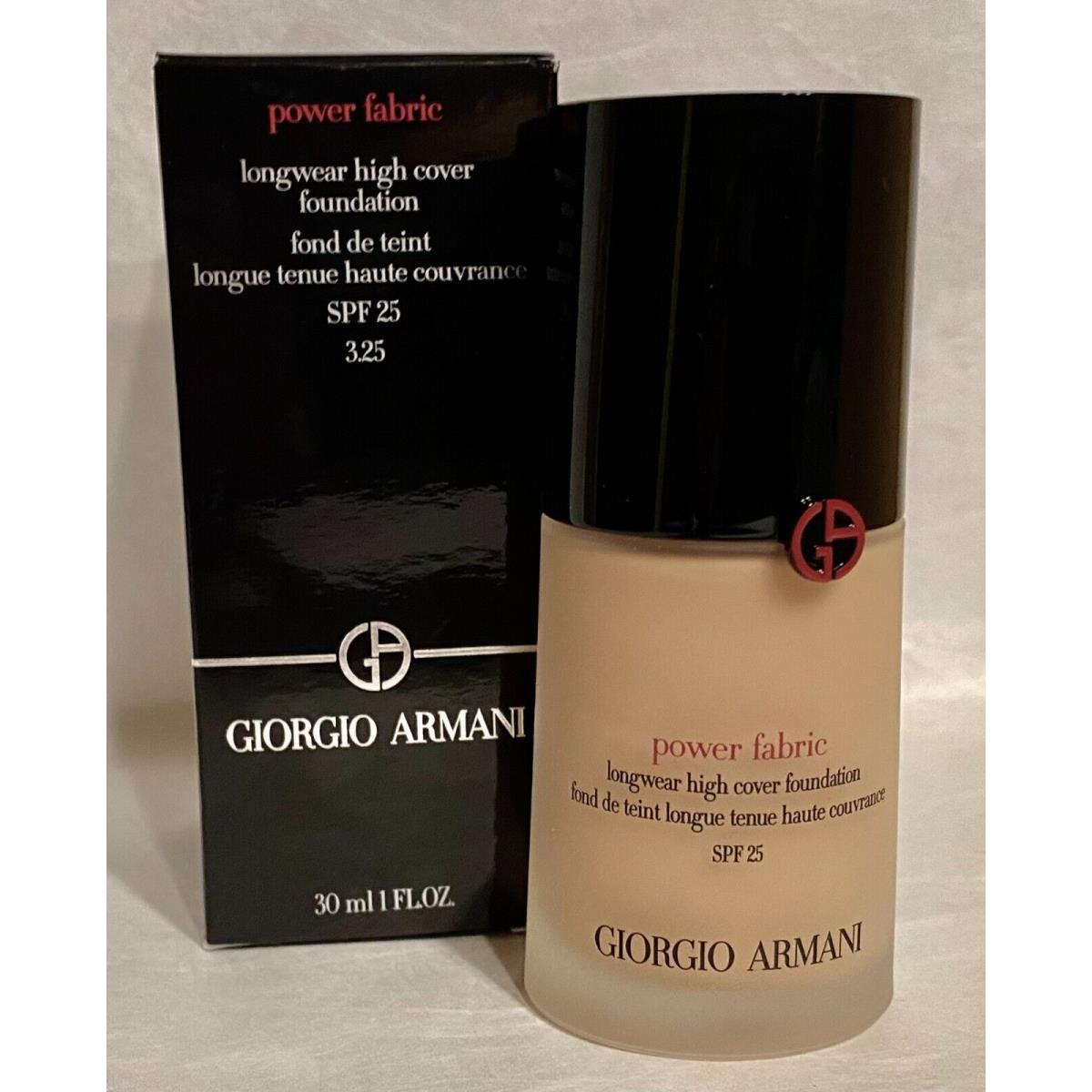 Giorgio Armani Power Fabric Foundation SPF25 3.25 - 1oz /30ml