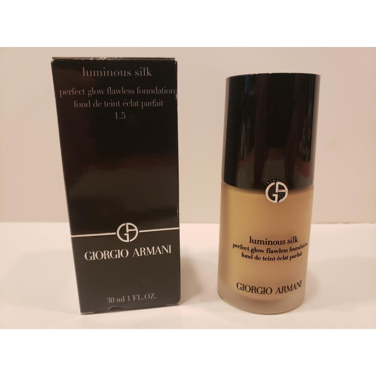 Giorgio Armani Luminous Silk Perfect Glow Flawless Foundation 1.5 1 Fl Oz