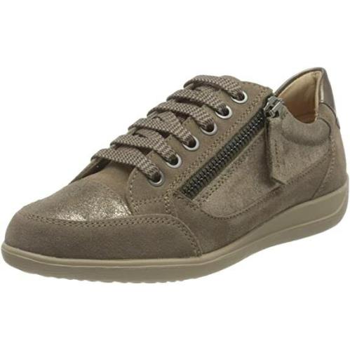 Geox Women`s D Myria A Sneaker Dark Beige 3 UK 5.5US