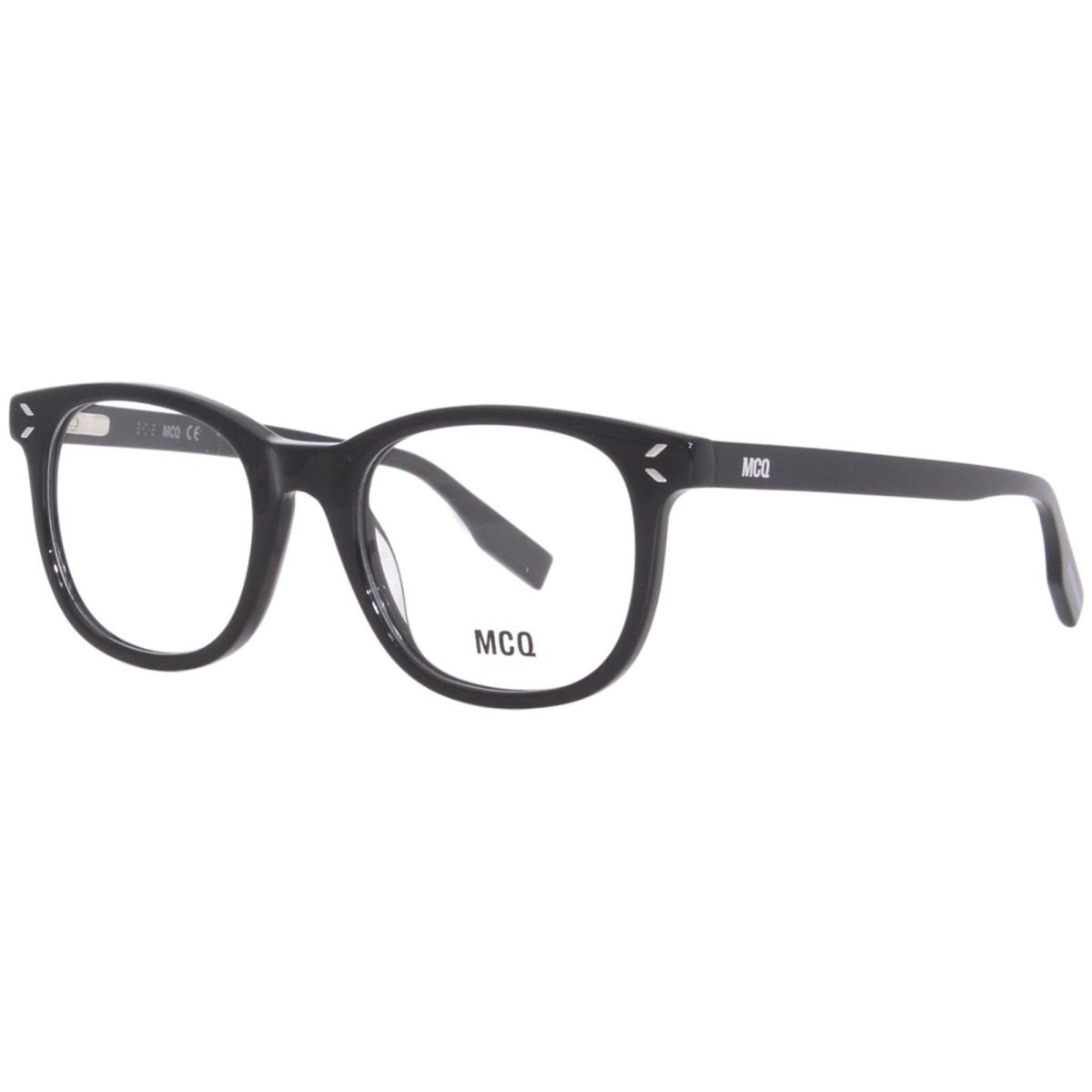 Alexander Mcqueen Mcq MQ0328O 001 Eyeglasses Frame Black Full Rim Round Shape 51mm