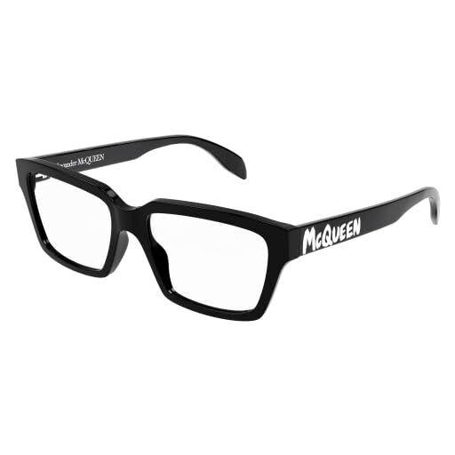 Sunglasses Alexander Mcqueen AM 0332 O- 001 Black/transparent