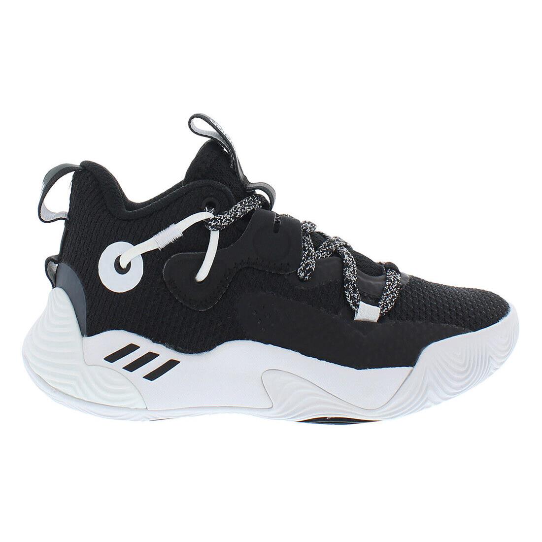 Adidas Harden Stepback 3 Boys Shoes Size 11 Color: Black/white