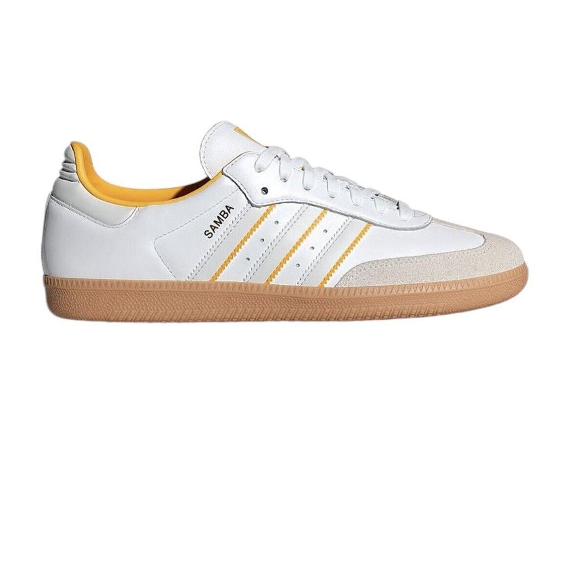 Adidas Samba OG White Crew Yellow Colorway Men s Size US 8.5 EU 42