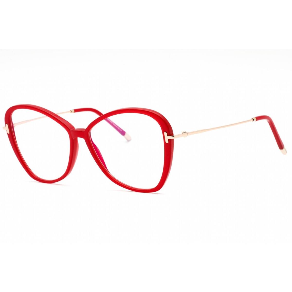 Tom Ford Women`s Eyeglasses Fuxia/other Butterfly Plastic Frame FT5769-B 077