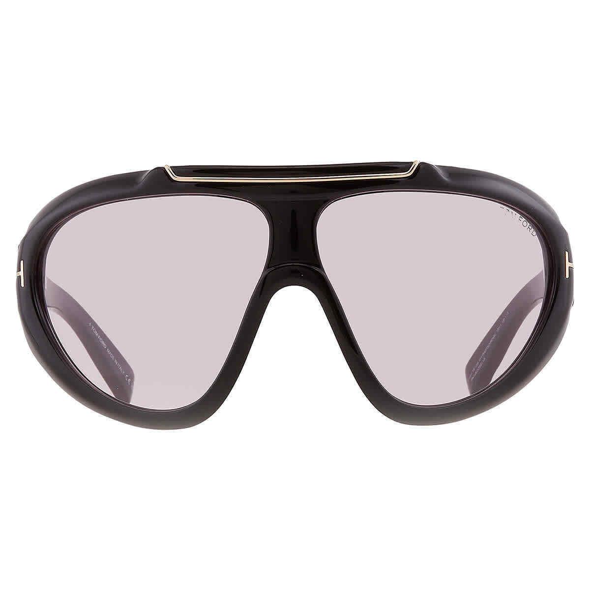 Tom Ford Linden Violet Photchromatic Shield Men`s Sunglasses FT1094 01Y 72