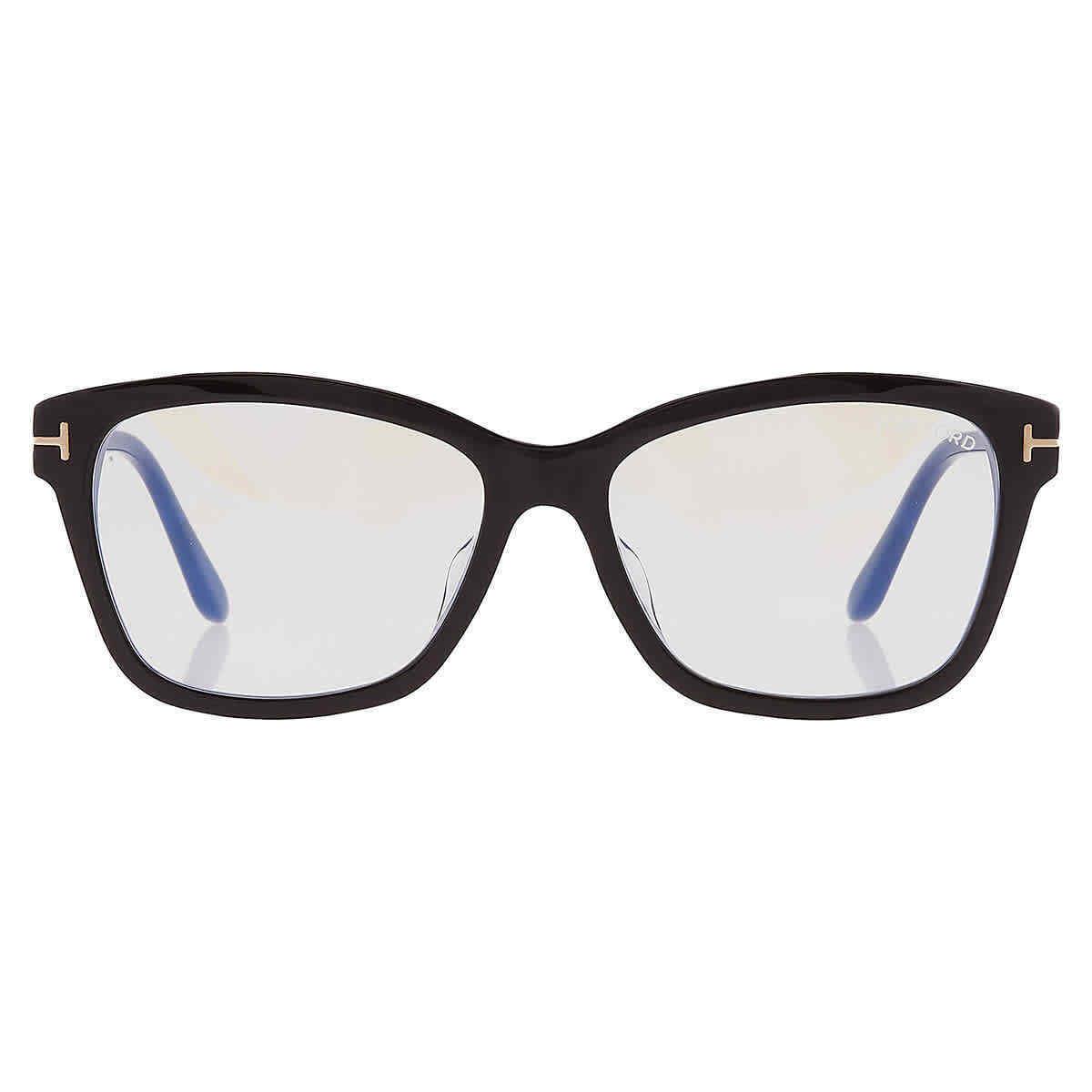 Tom Ford Blue Light Block Cat Eye Ladies Eyeglasses FT5597-F-B 001 54