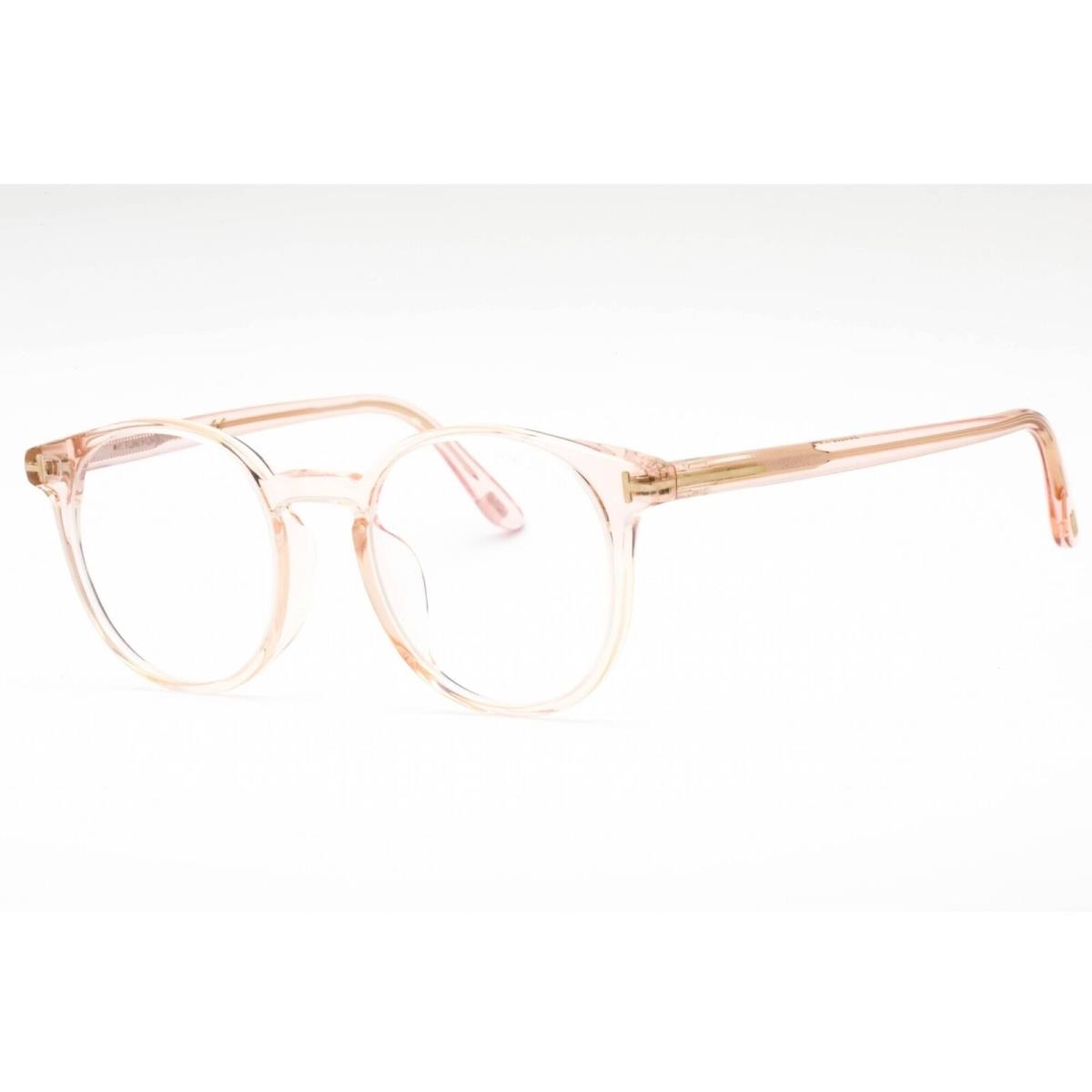 Tom Ford Unisex Eyeglasses Shiny Pink Round Full Rim Frame FT5796-K-B 072