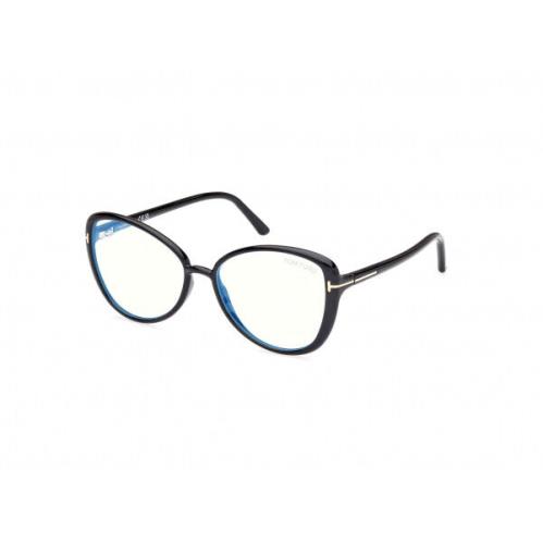 Tom Ford Women`s T-logo 55mm Dark Havana Opticals FT5907-B-52-55