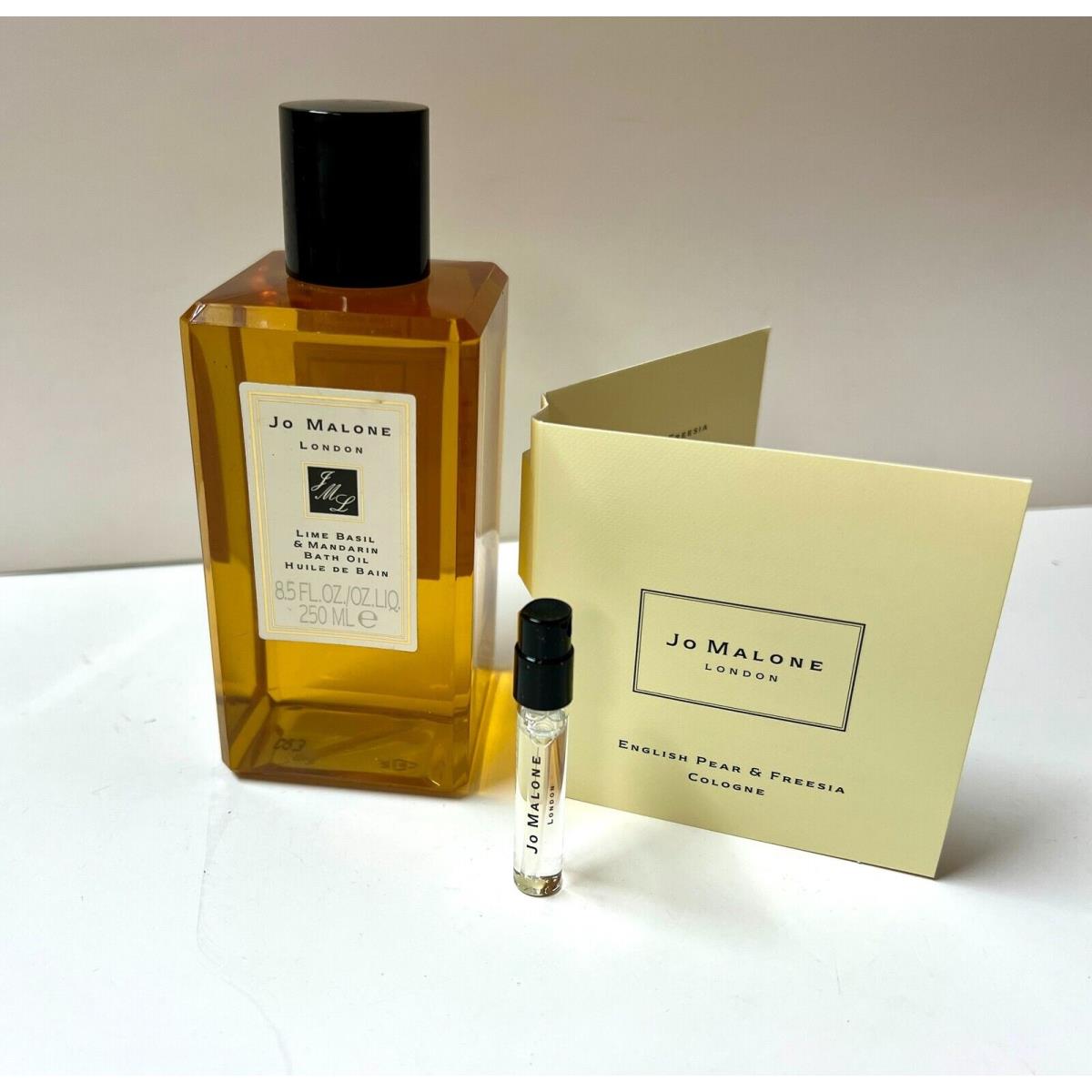 1 x Lime Basil Mandarin Bath Oil by Jo Malone Sz 8.5 oz / 250 ml