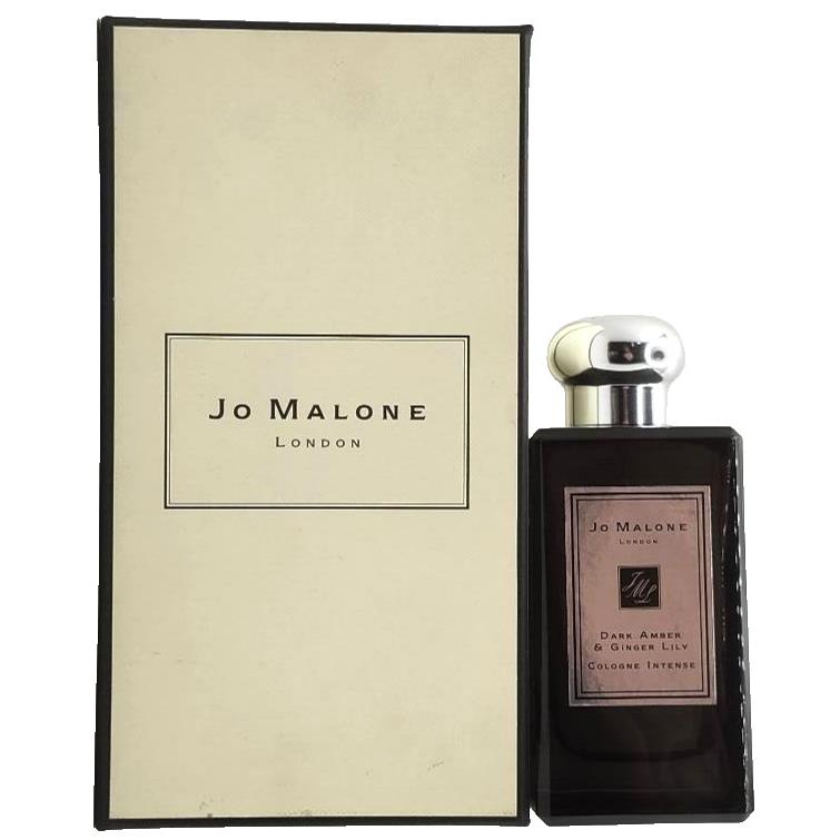 JO Malone Dark Amber Ginger Lily Cologne Spray Women 3.4 Oz / 100 ml