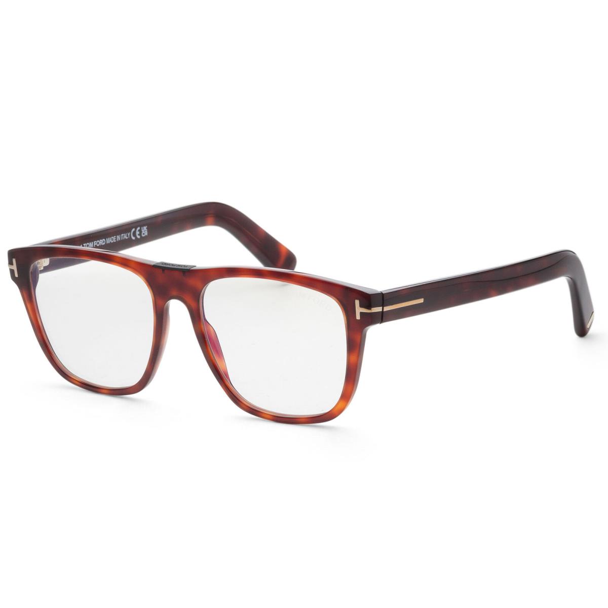 Tom Ford Men`s T-logo 54mm Red Havana Opticals FT5902-B-54-54