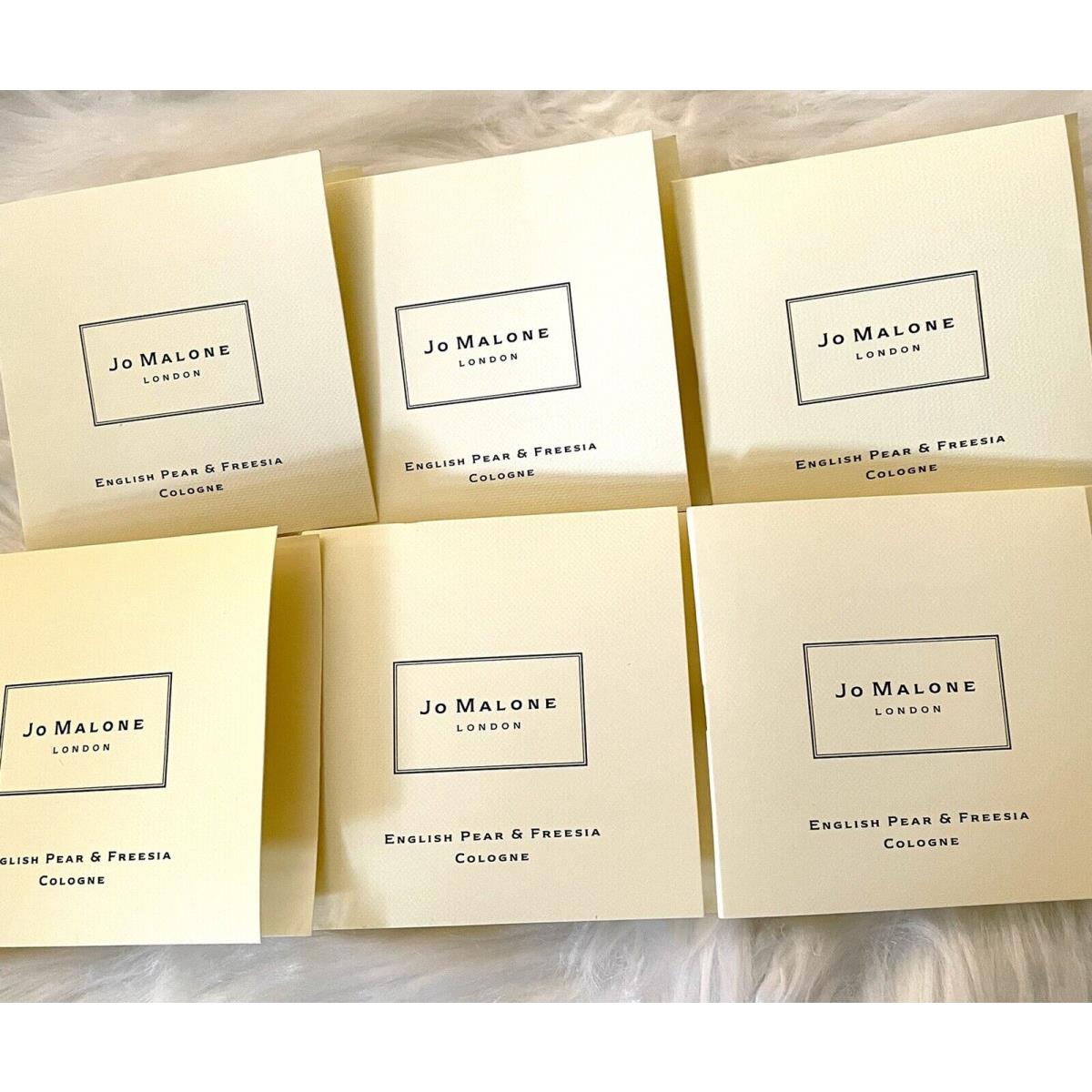 Jo Malone English Pear Freesia Cologne Sample Vials x 6