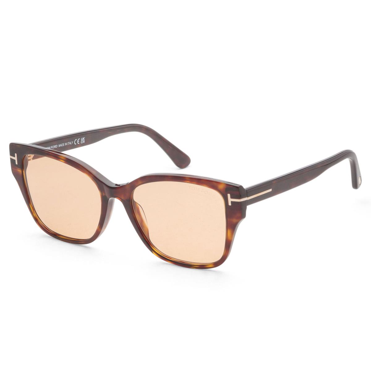 Tom Ford Women`s Elsa 55mm Dark Havana Sunglasses FT1108-52E-55