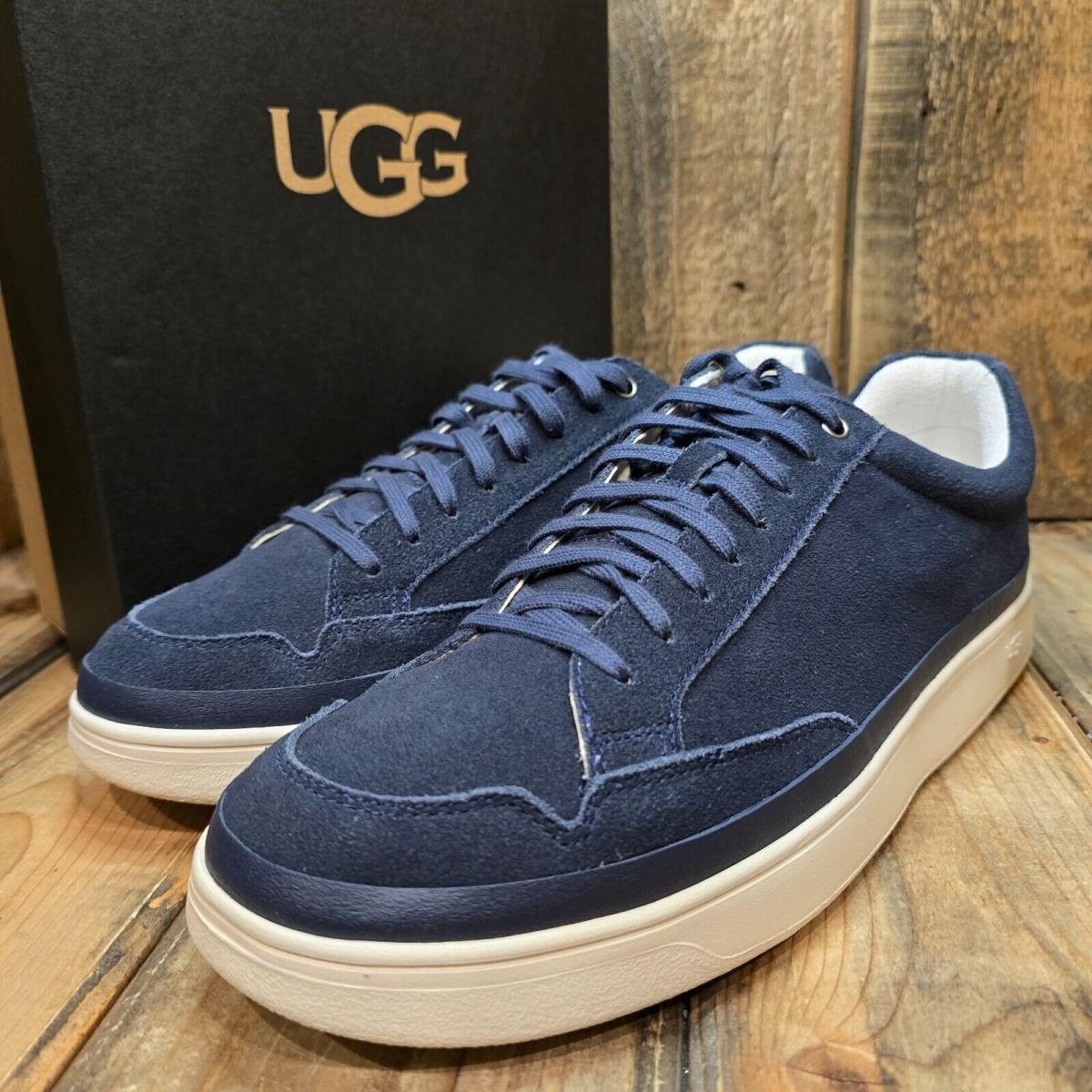 Mens US 11 Ugg Baysider Low Suede Sneaker Comfort Shoe Blue