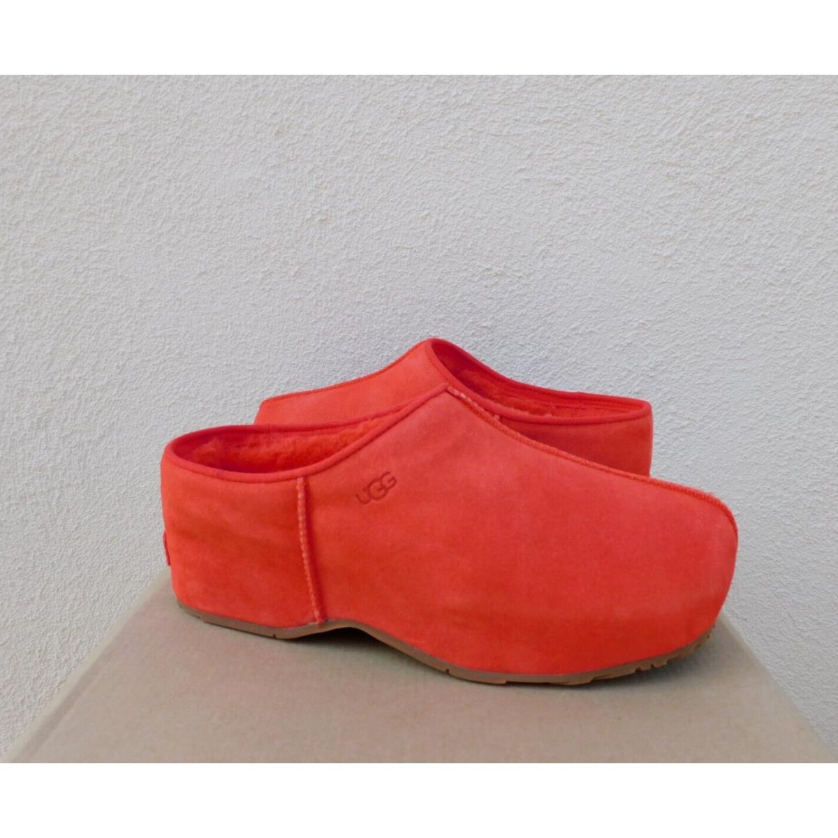 Ugg Cherry Pie Suede Cottage Clog Wool Slippers Women US 11/ Eur 42